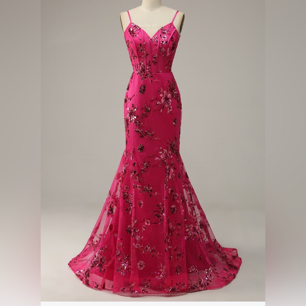 Dress from ZAPAKA. Has corset and long train!
